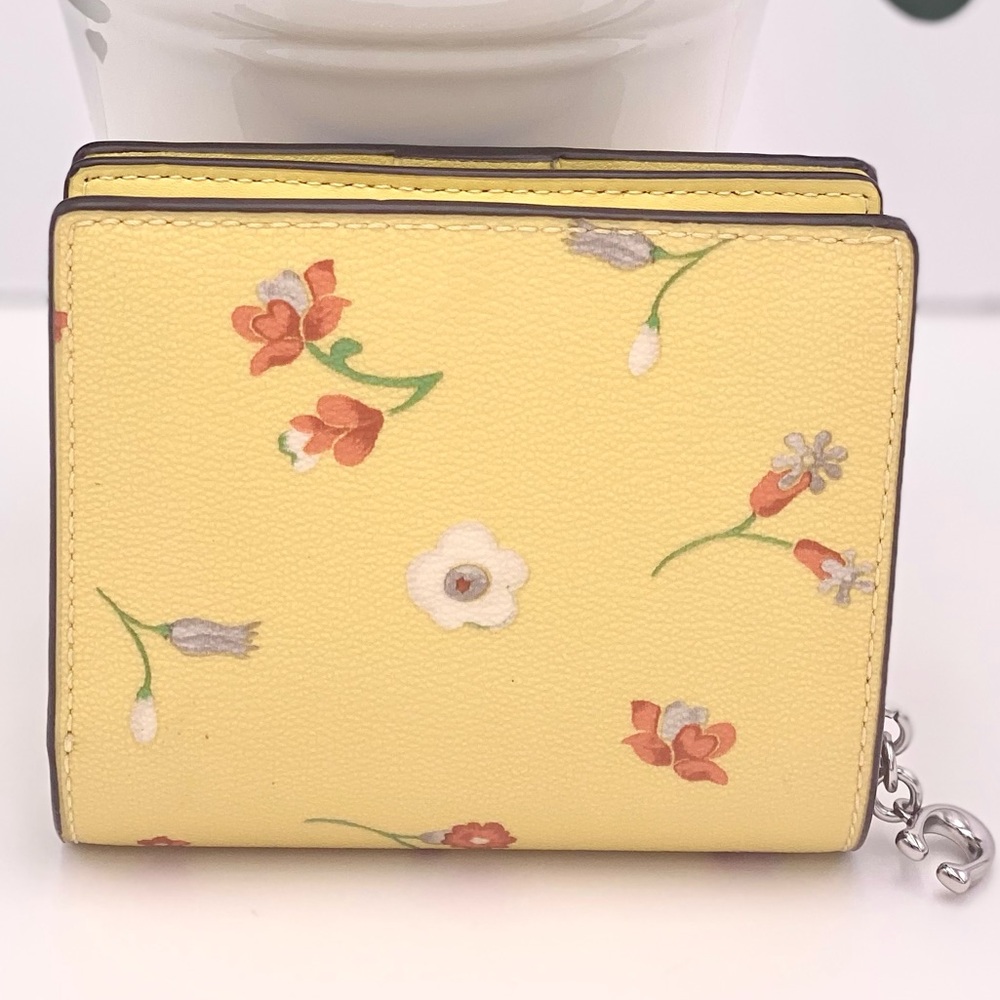 Coach Yellow Floral Wallet - Picture 4 of 11